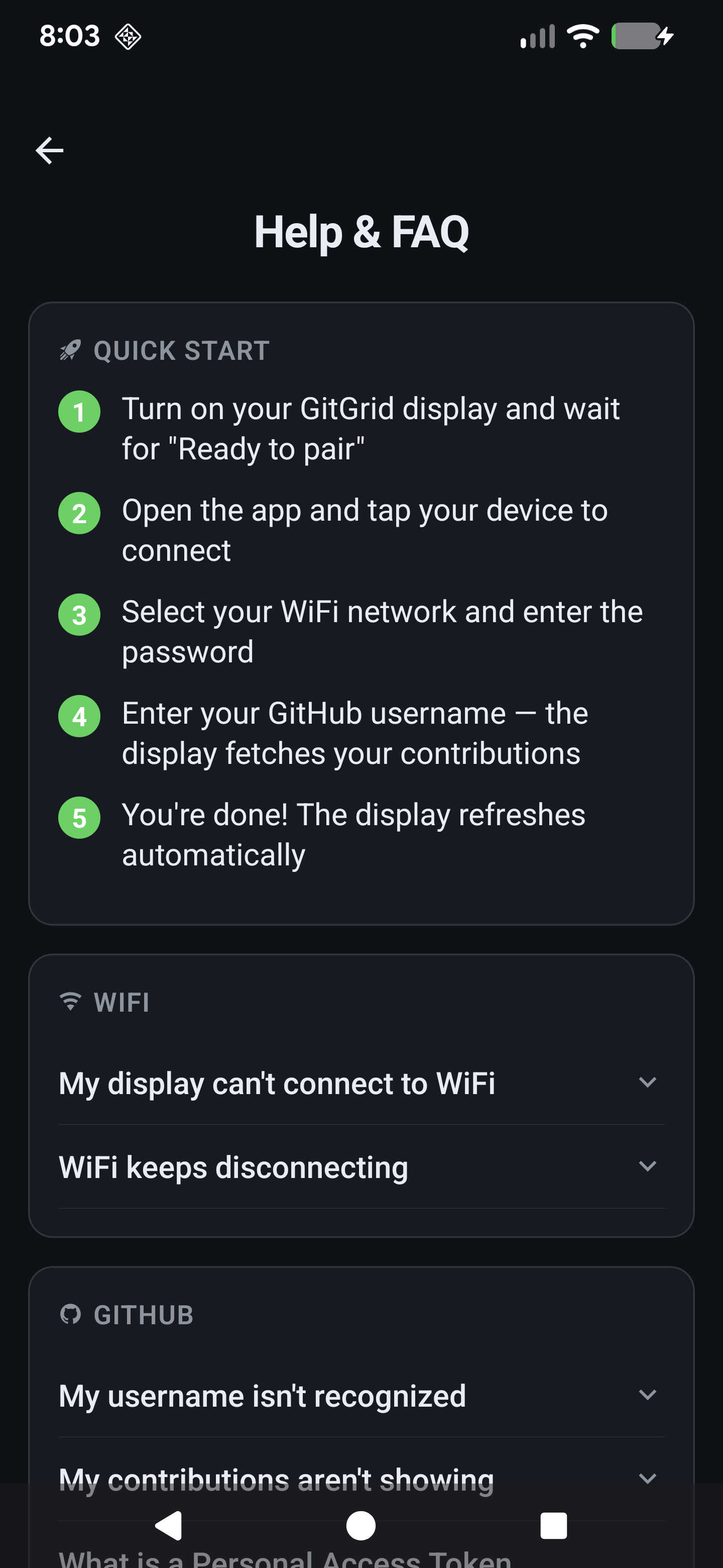 Help and FAQ