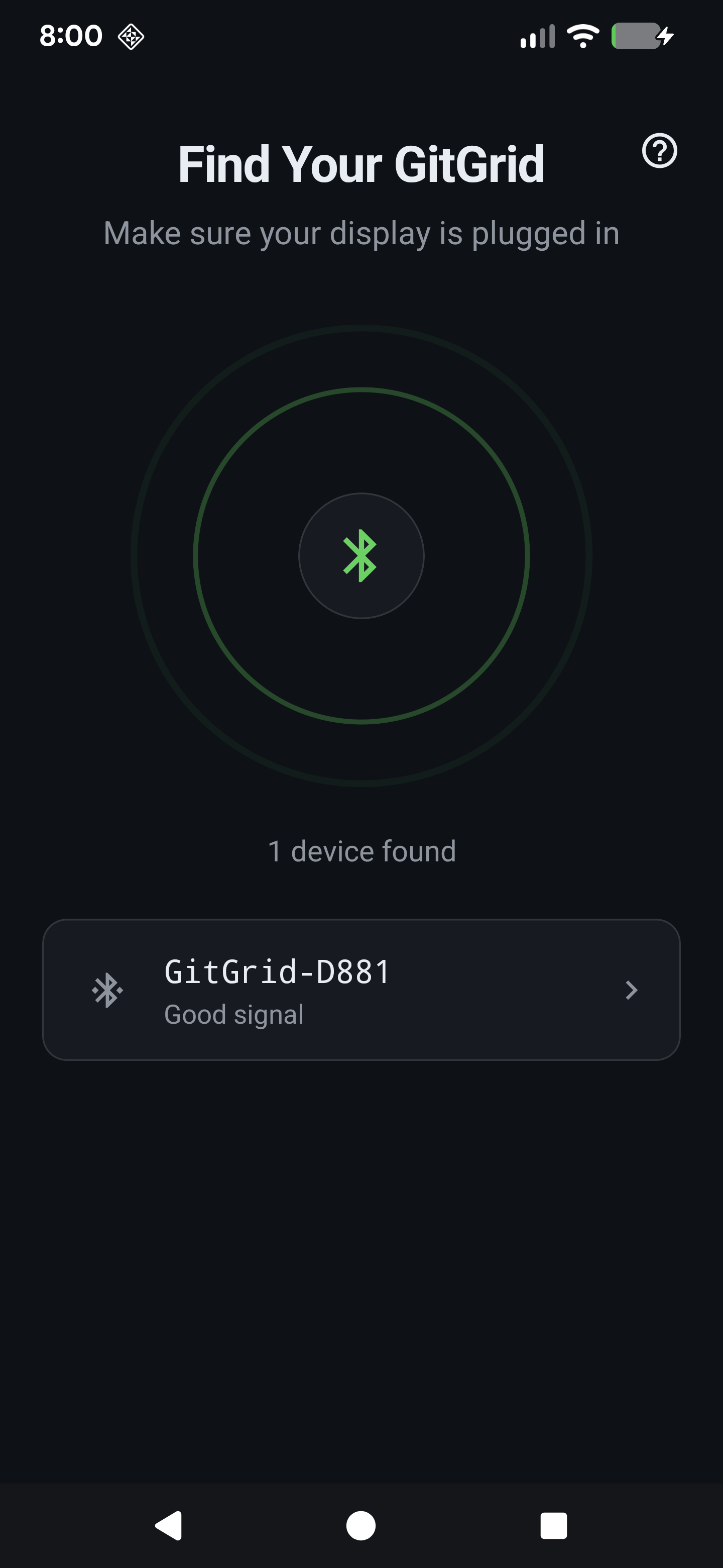 Device scanning